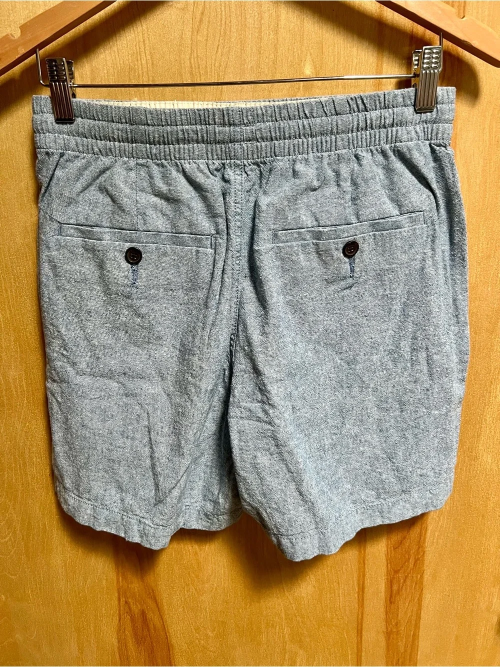 J. Crew Light Blue Drawstring Athletic Shorts